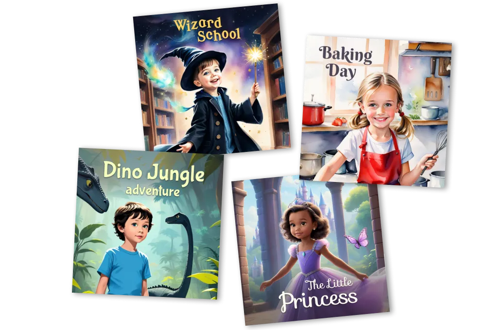 Four storybook concepts to choose from